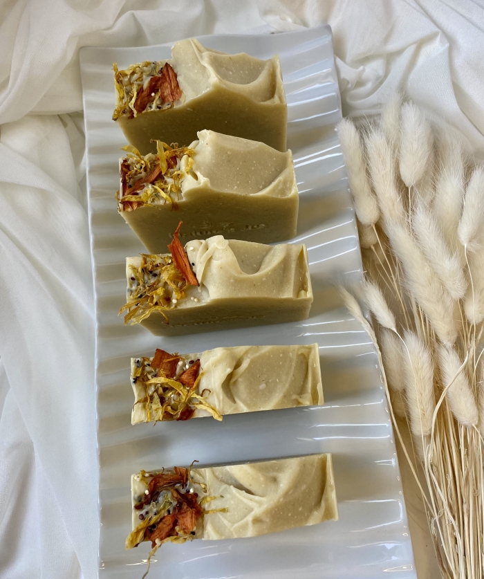 Calendula Hemp Body Soap - Image 2